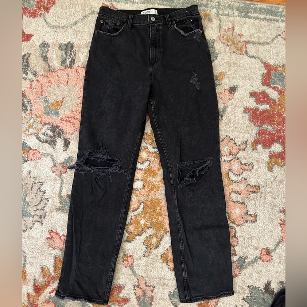 Abercrombie 90s Straight Ultra High Rise Jeans